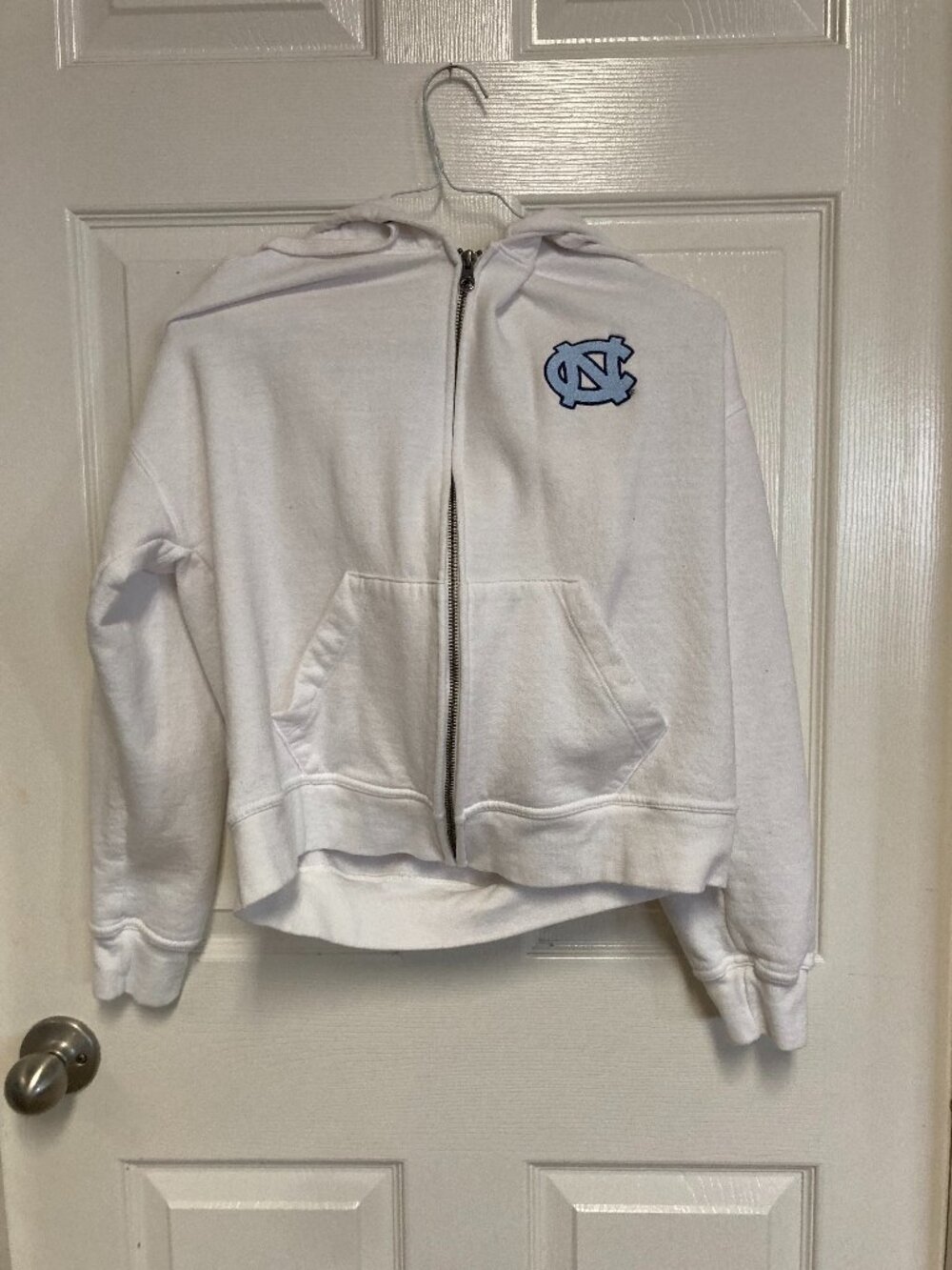 Champion North Carolina Tar Heels hoodie white size XS Women's
